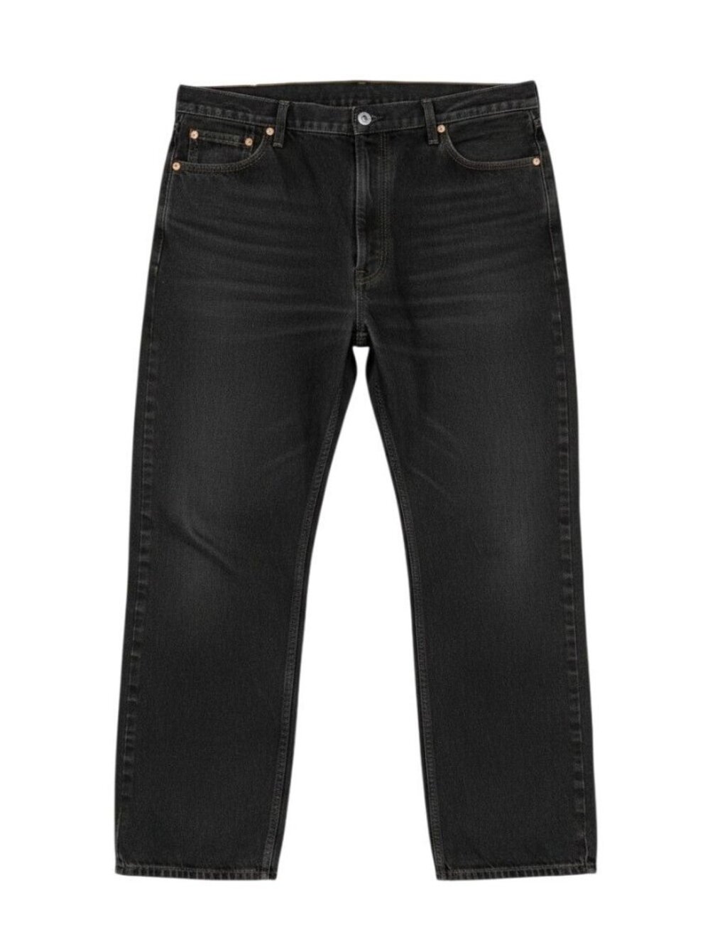Levis 550 Relaxed Fit Black Denim Jeans Mens W44 L29